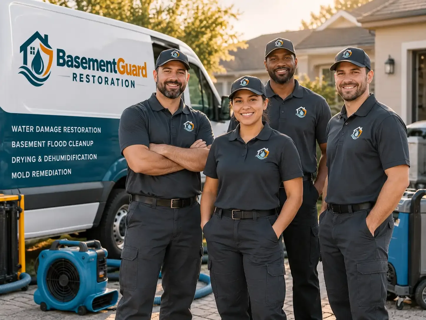 Basement Water Damage Restoration company in Burlington, MI